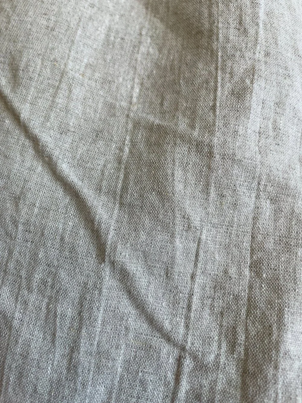 3y x 56”Linen Natural Undyed Tan Prewashed Fabric
